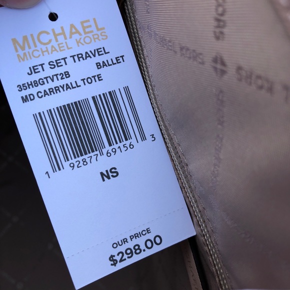 Michael Kors Medium Jet Set Carryall Tote Ballet - Picture 7 of 7